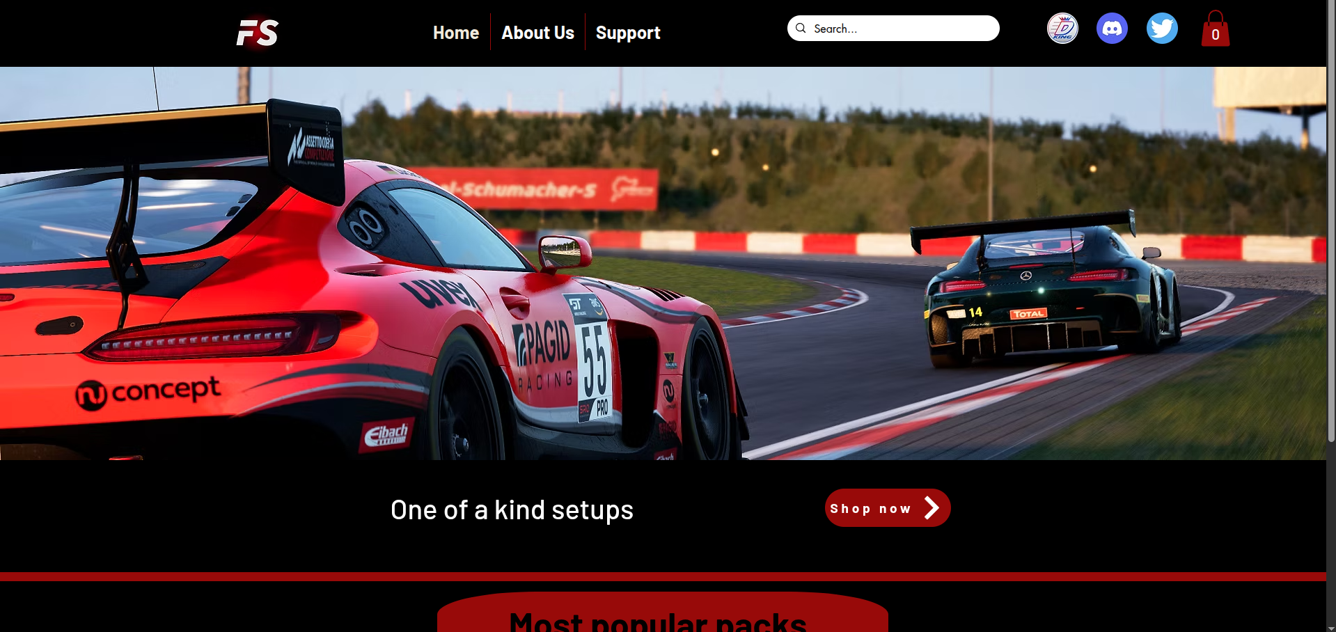 FS Racing website